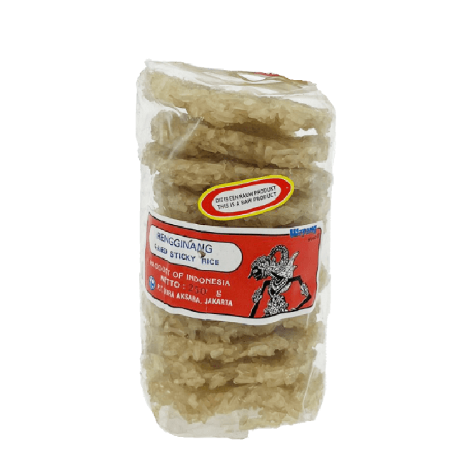 Baland Bamboo Rengginang Asin (ongebakken) 250g