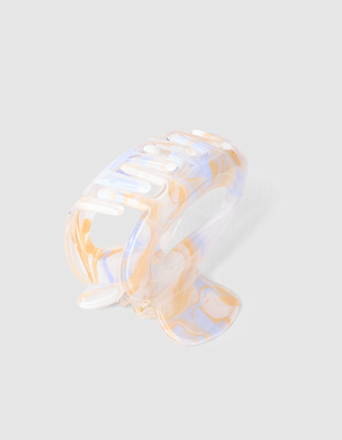 Bulky Haarklem Oranje/Blauw
