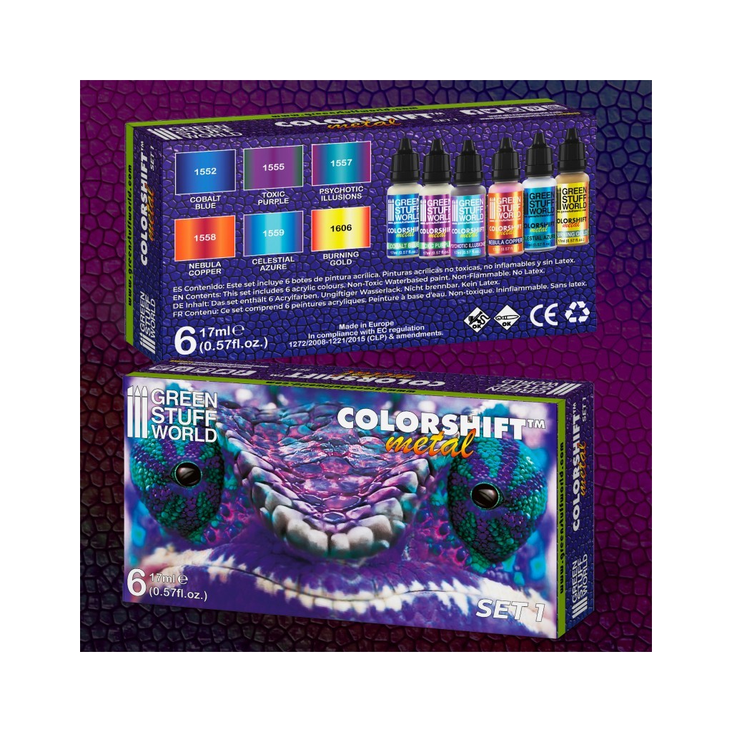 Set de Peintures Acryliques Caméléon - Set 1