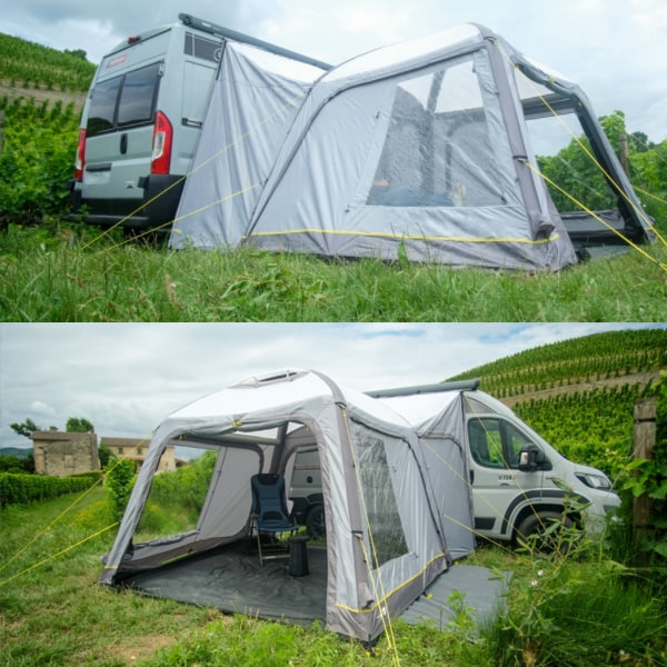Pack Auvent gonflable + Annexe + Tente intérieure annexe Santa Cruz V3 TRIGANO