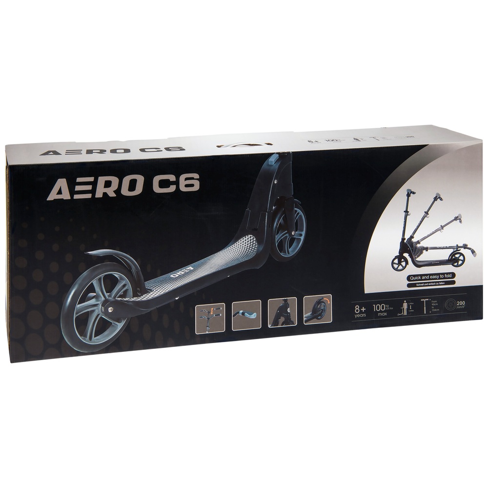 Aero C6 Black Scooter