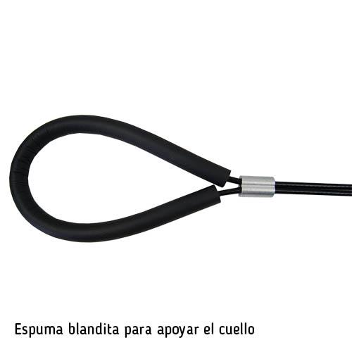 Laço de aço preto, protegido. Laço de aço preto, protegido, C 67cm