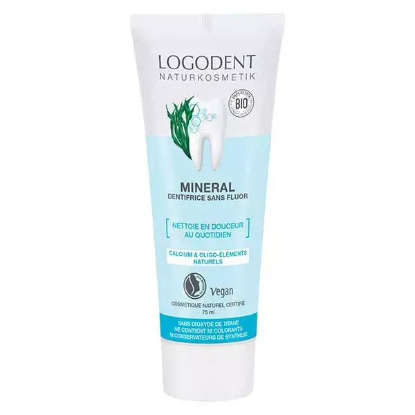 Pasta de dentes mineral Logona sem flúor 75ml