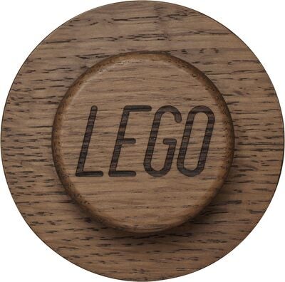 LEGO 1x1 Knagger i Tre, Oak Dark Stained