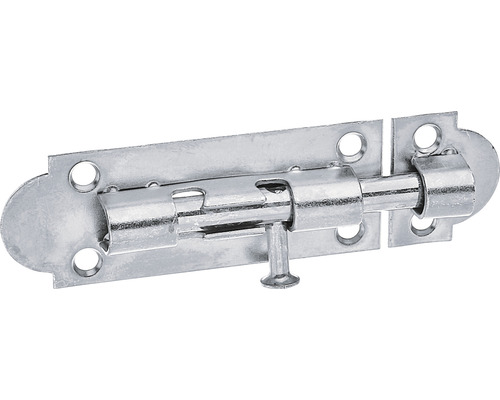 Bout met knop en voorgesneden, opvouwbare lus, 80 x 28 mm, verzinkt, diklaags gepassiveerd