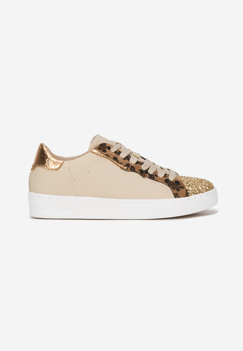 Baskets pour femme beige Sanura