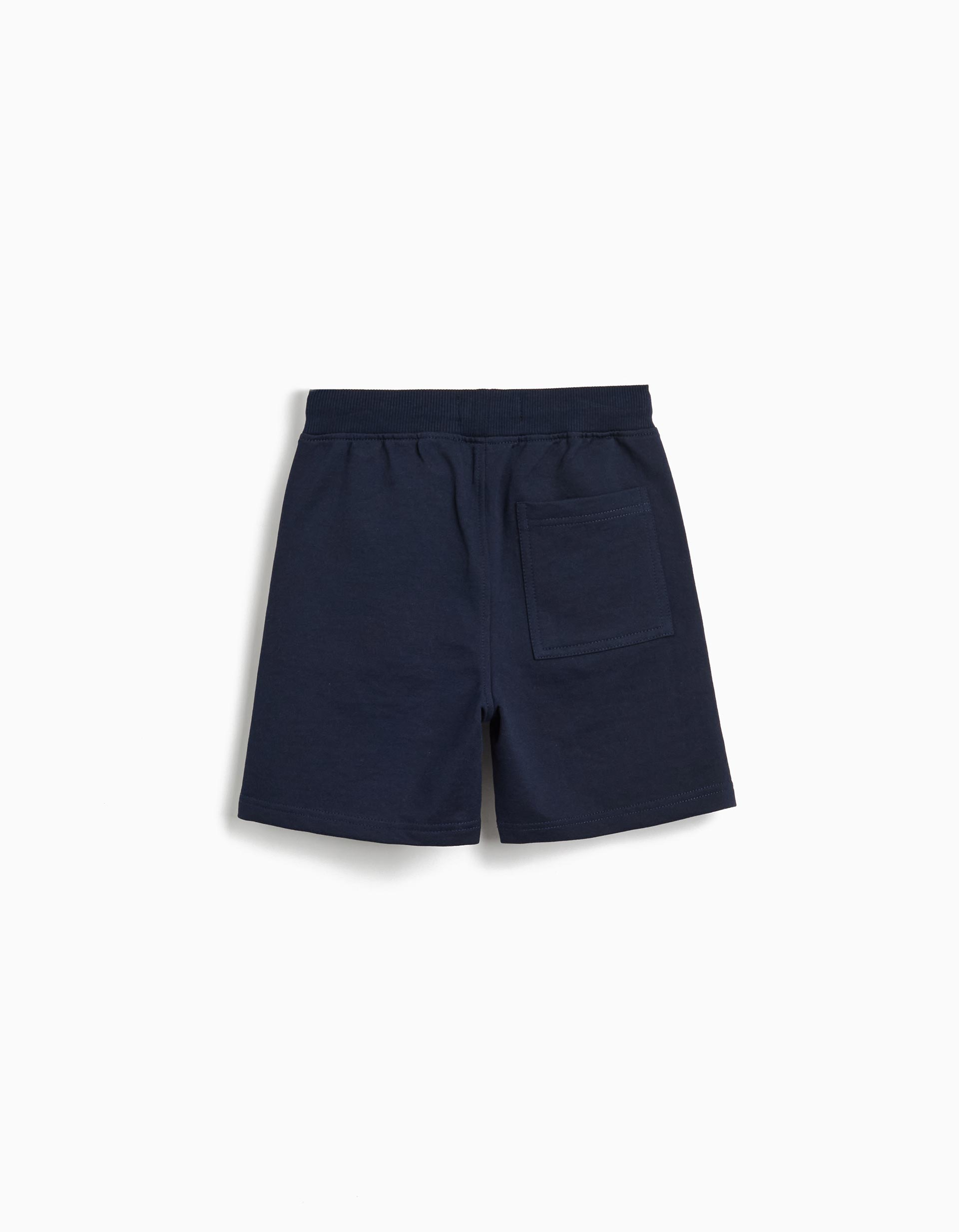 Calções Fleece, Menino, Azul Escuro