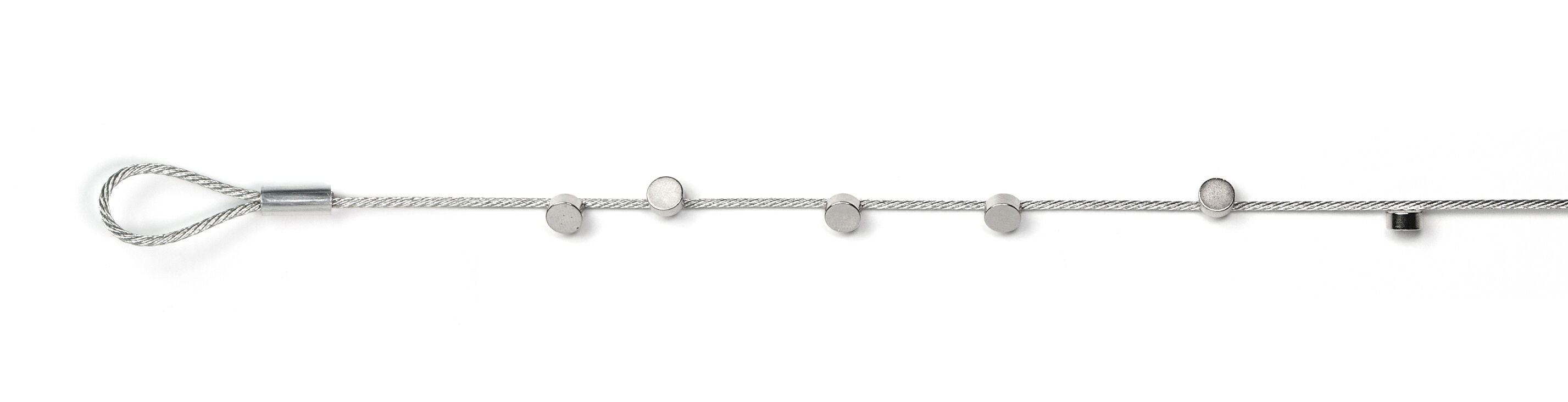 VISION Fotoleine - Silber / B: 200.0 cm