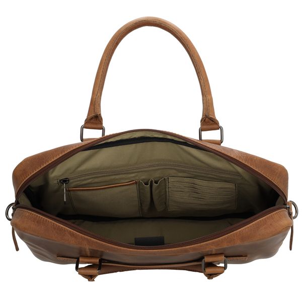 Micmacbags Next Navajo Laptoptas 15,6 inch Bruin