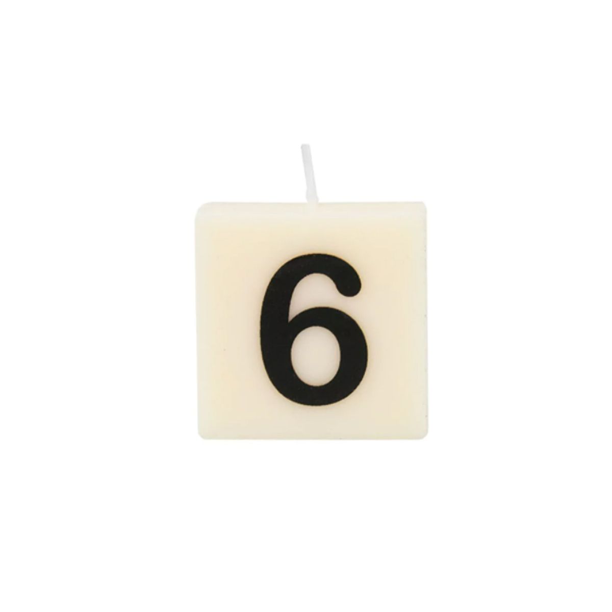Bougie chiffre 6 The Gift Label