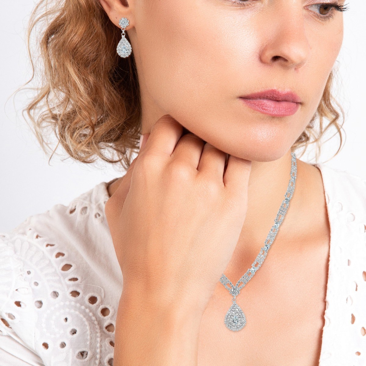 Parure SC Crystal ornée de Cristaux scintillants