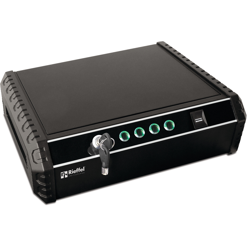 Rieffel Tresor MiniSafe EFP, 37 x 27.5 x 10 cm, schwarz
