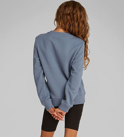 Calvin Klein Sweatshirt - Mono Mini Abzeichen - Grisaille Grey