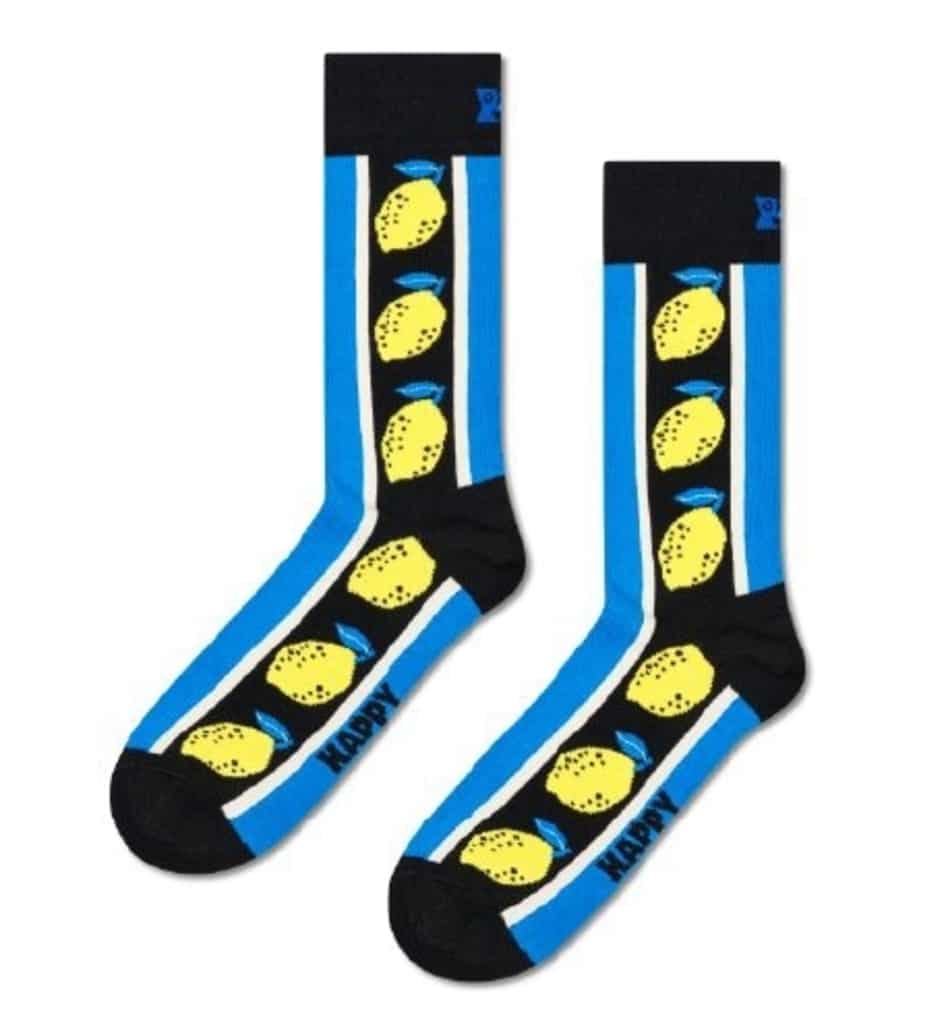Happy Socks Lemon Sock Socken in Mehrfarbig