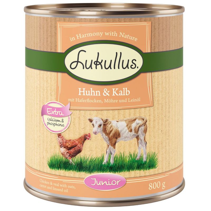 Lukullus Junior, poulet & veau à prix discount sur bitiba.fr