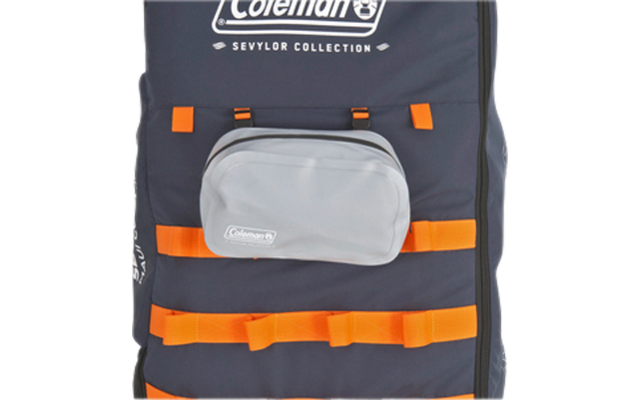 Coleman aufblasbares Kajak Kit Sevylor Maui 2+1 für 2 Erwachsene und 1 Kind inkl. 2 Paddel / wasserdichte Tasche / Getränkehalter / Luftpumpe