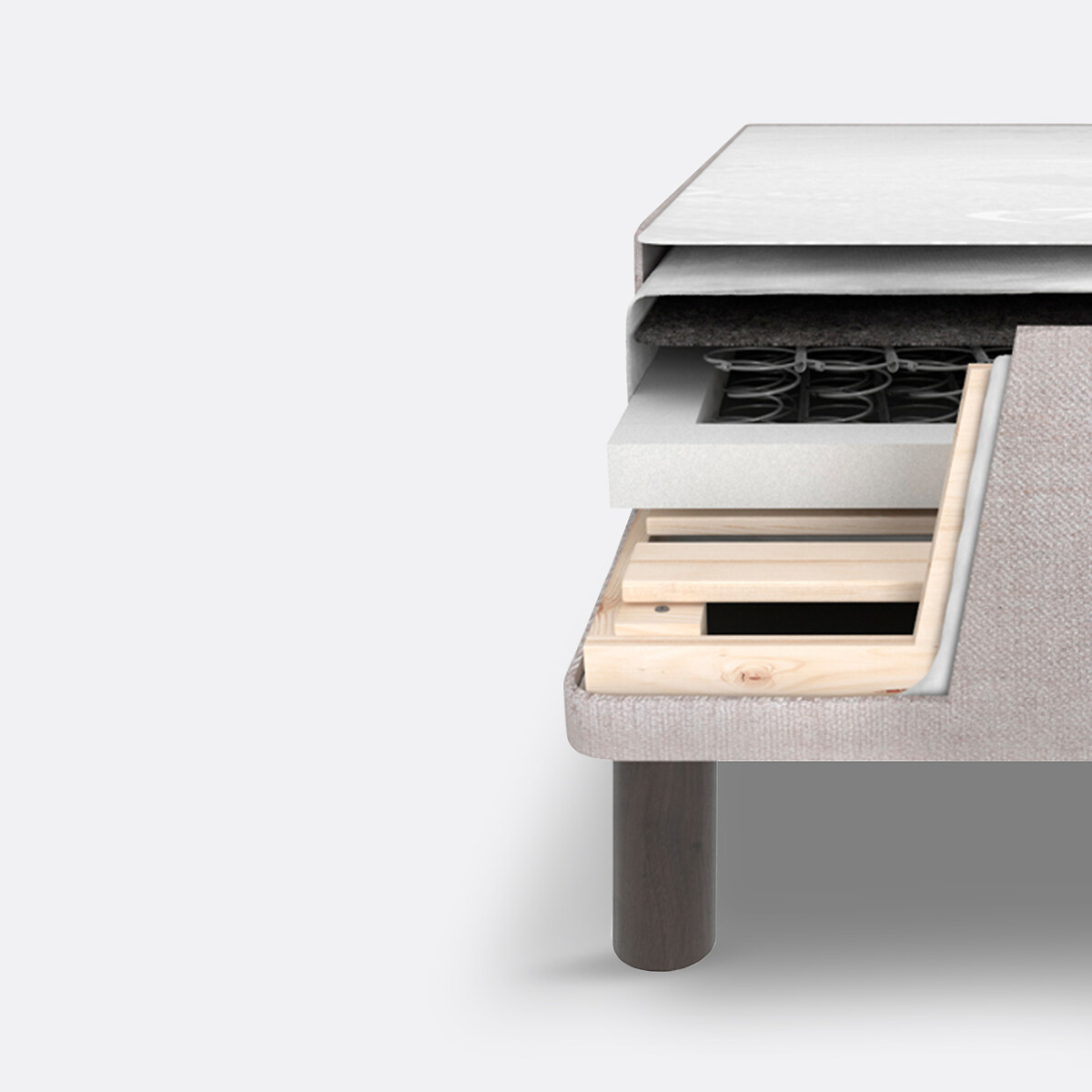 EPEDA<br>Conjunto de Box Spring 3 em 1 Encantador