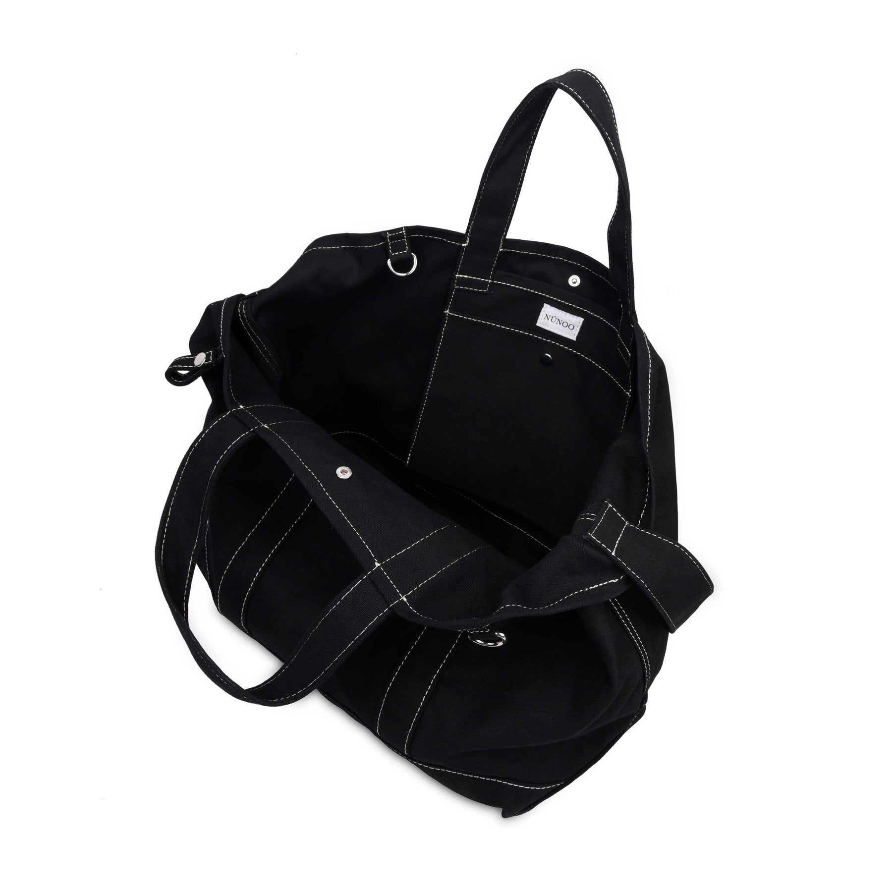 Núnoo Large Tote Recycled Canvas black