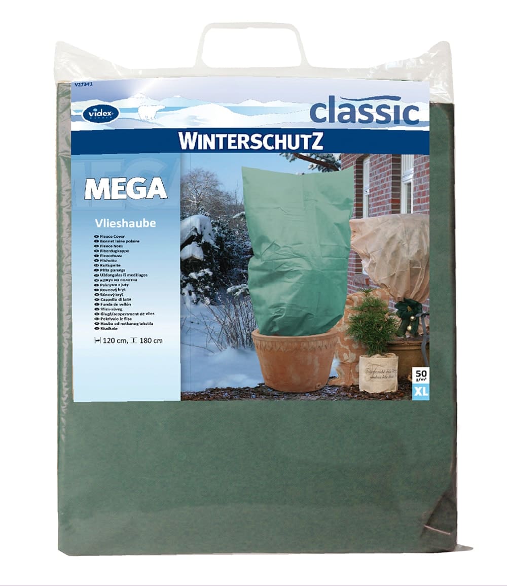 Winterschutz Mega Vlieshaube XL dunkelgrün