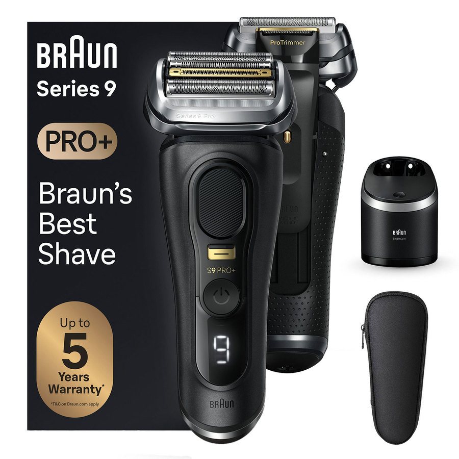 Braun Series 9 PRO+ Electric Shaver SmartCare Station Wet & Dry 9560cc Black