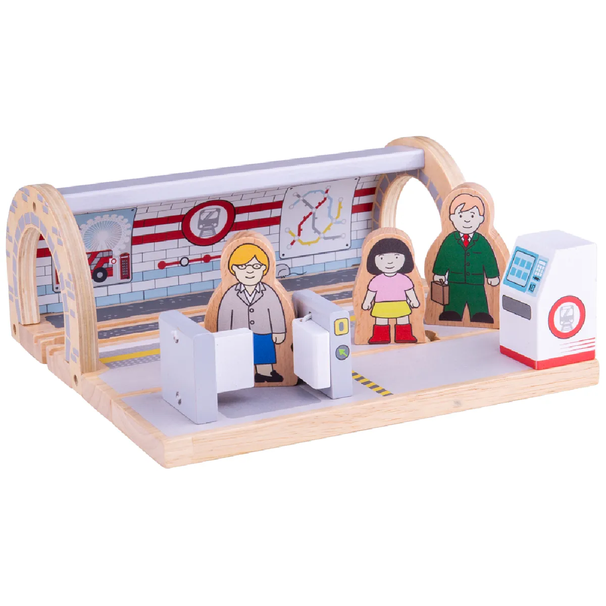 Bigjigs Rail Métro Bois