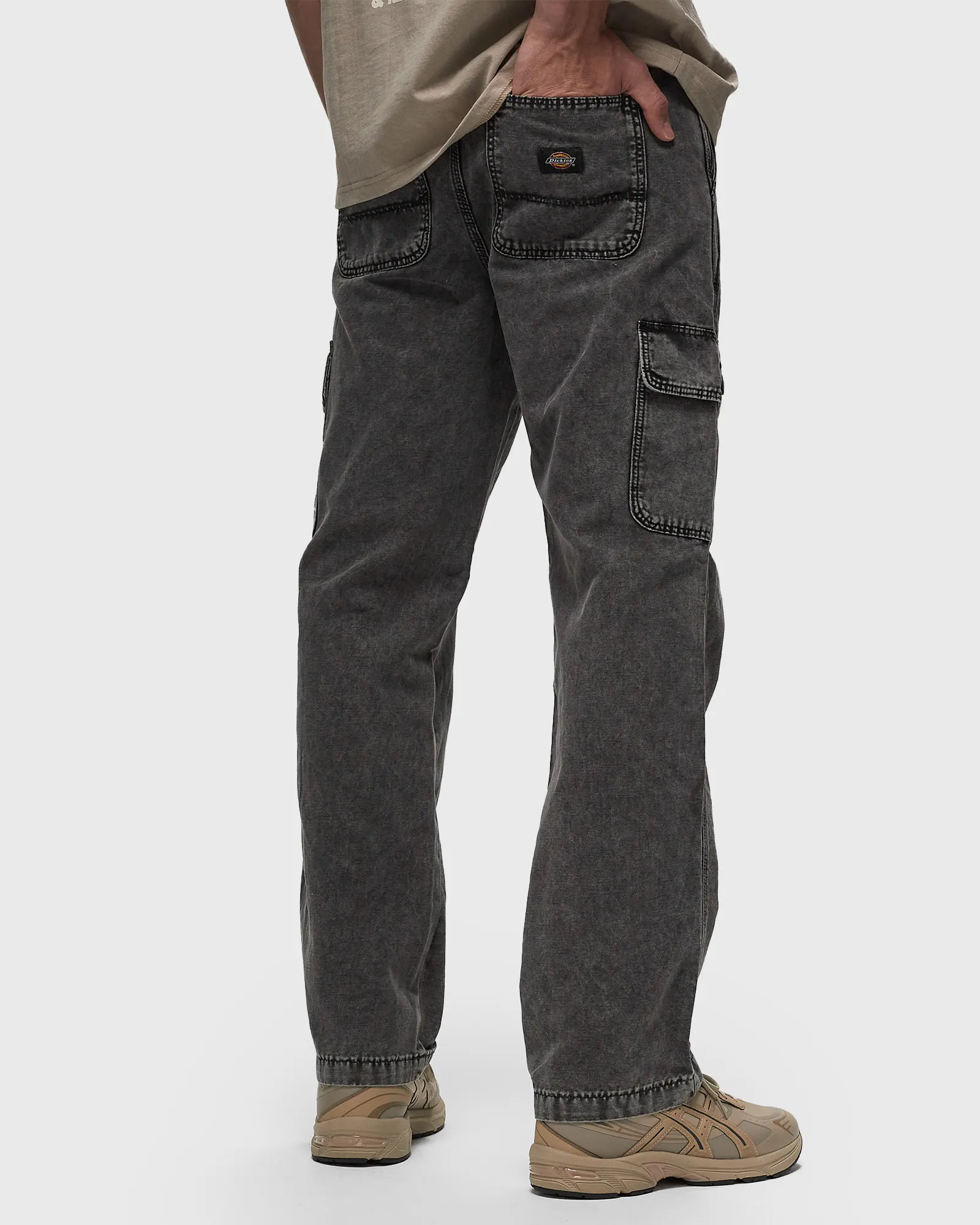 DICKIES NEWINGTON PANT  DBLE DYE/ACID WASH BLACK