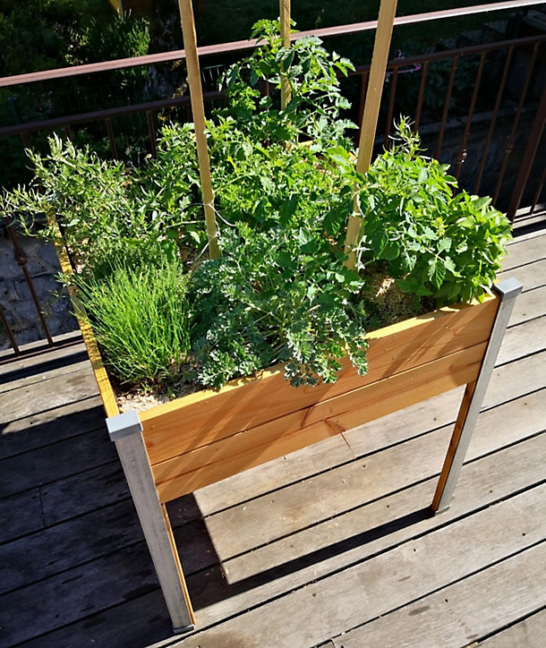 Carré Potager sur pieds Mon Petit Potager Design GM 80 x 75 x h.80 cm