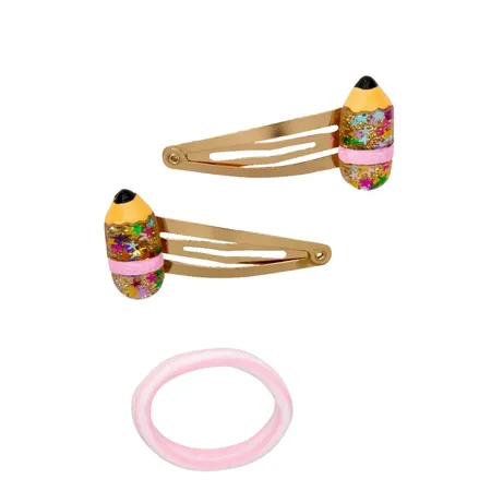 Die Spiegelburg Haarclips & Haargummis Stift - beautiful Stars, 1 Packung, 2-fach sortiert