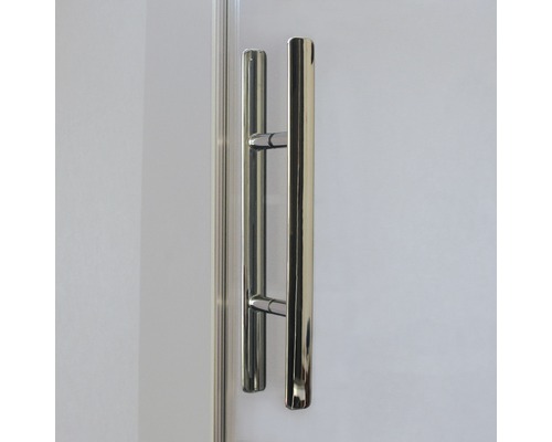 Draaideur voor zijwand Breuer Europa Design 80 cm, rechtsdraaiend, helder glas, profielkleur chroom