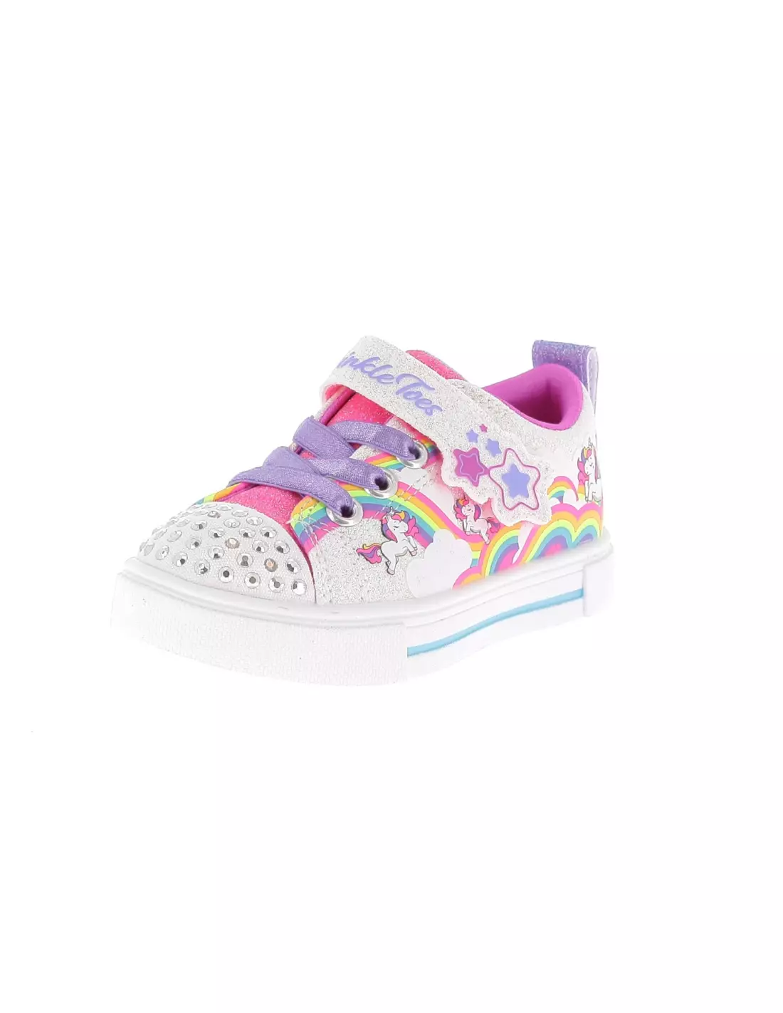 SKECHERS TWINKLE SPARKS JUMPIN - Baskets Whitemulti
