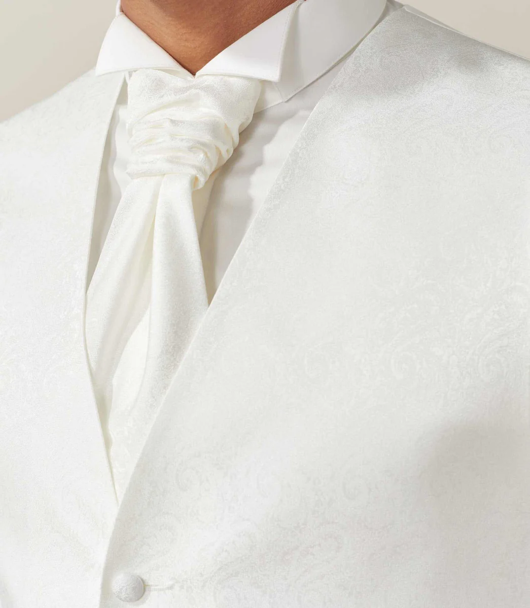 Gilet de costume écru 