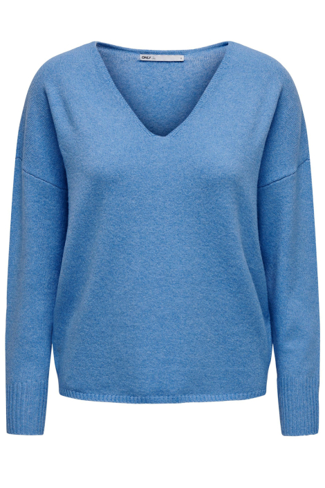 Only blauwe dames trui