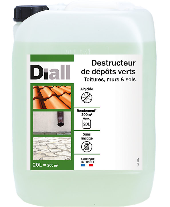 Destructeur de dépôts verts Diall 20L