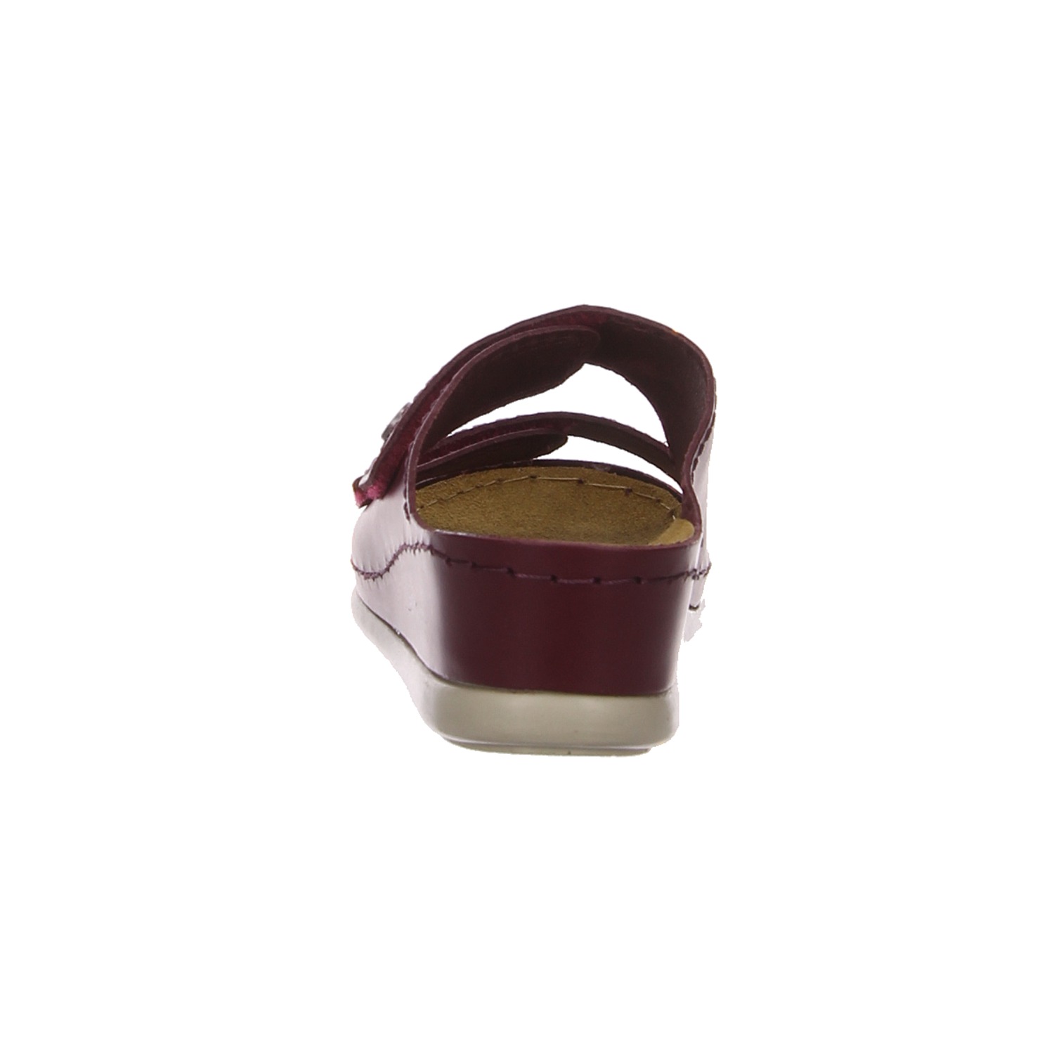 Pölking Pantoletten bordeaux rot