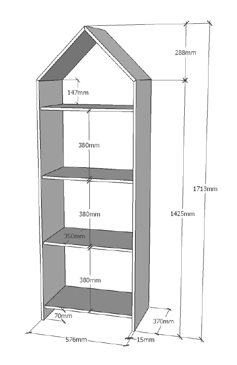 3er-Schrank-Set CASAMI - weiß - Strandhaus-Design - 172 cm breit