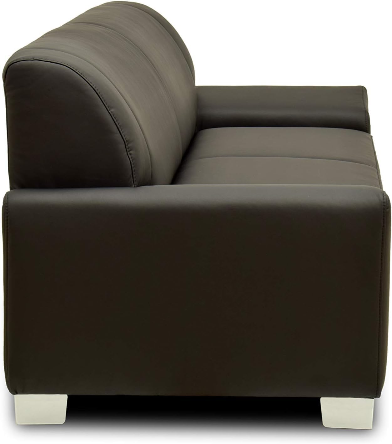 DOMO. collection Sofa Alisson, 3er Couch, 3-Sitzer, 3er Garnitur, Polstergarnitur 199 x 83 x 75 cm (BxTxH), in schwarz