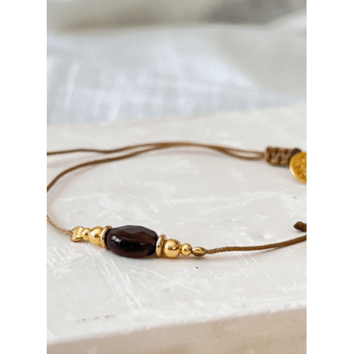 Bracelet Olivia noir onyx