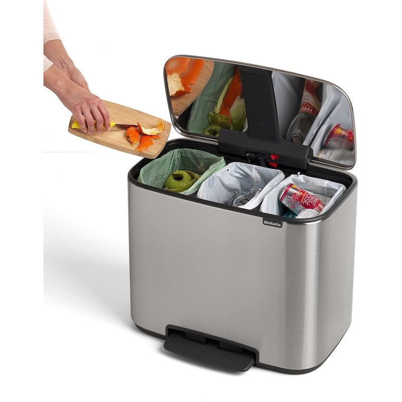 Poubelle à pédale BO 3x11L