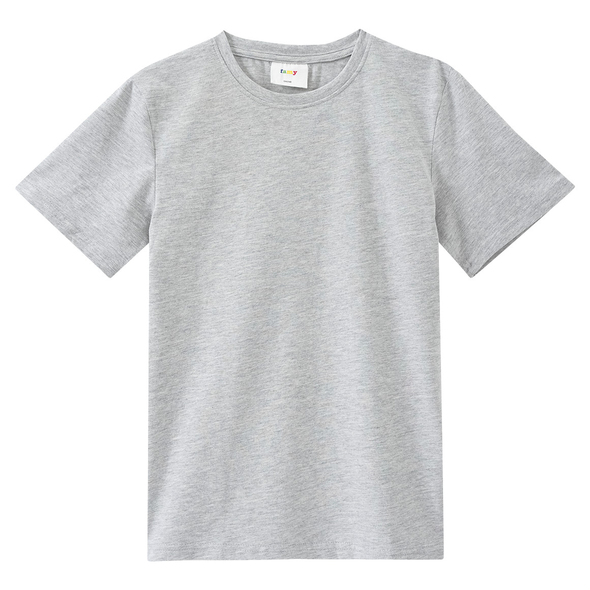 Famy 3 Jungen T-Shirts im Basic-Look dunkelblau / weiss / grau