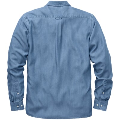 Herrenhemd TENCEL™, Mittelblau