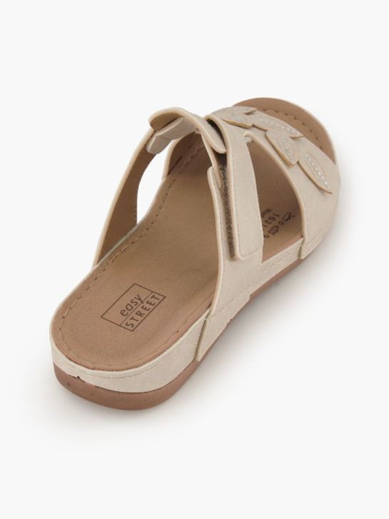Easy Street Offener Hausschuh beige