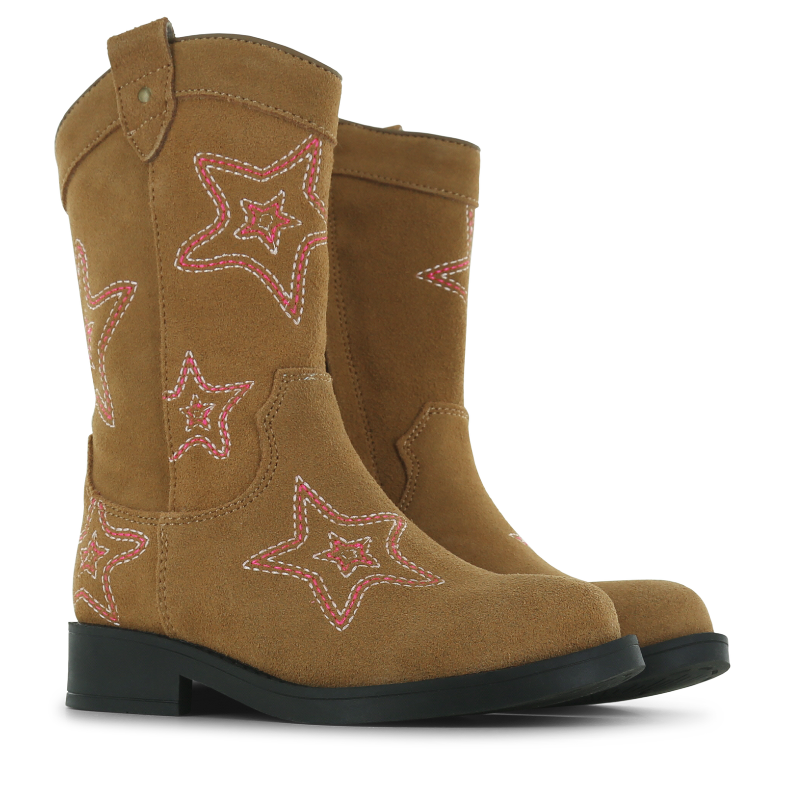 Shoesme Westernstiefel mit Sternen in Cognac