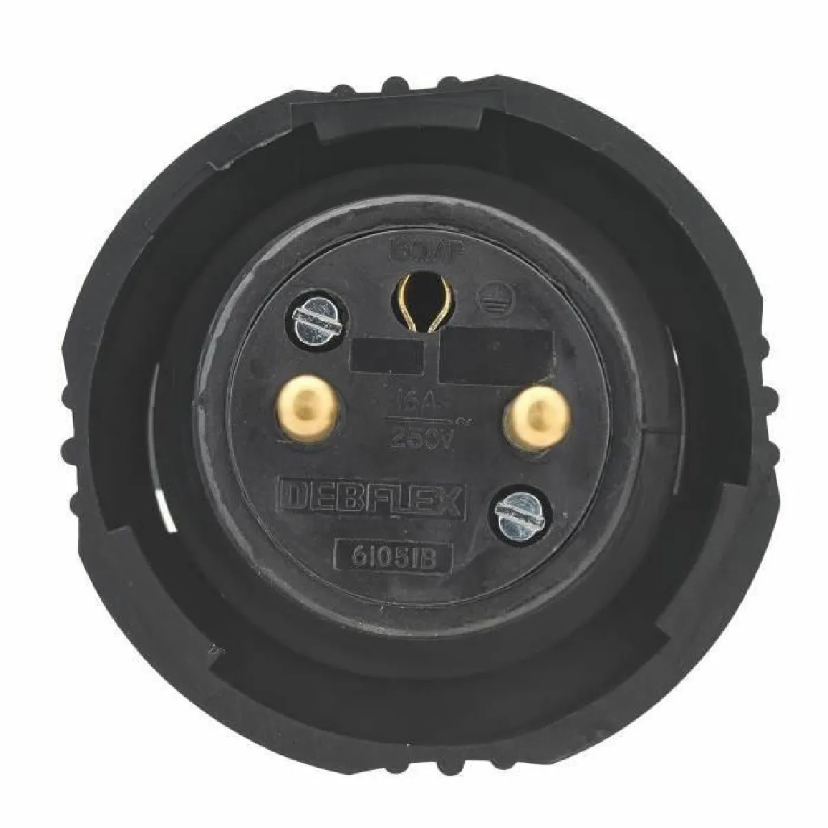 DEBFLEX Fiche mâle 2P+T 16A
