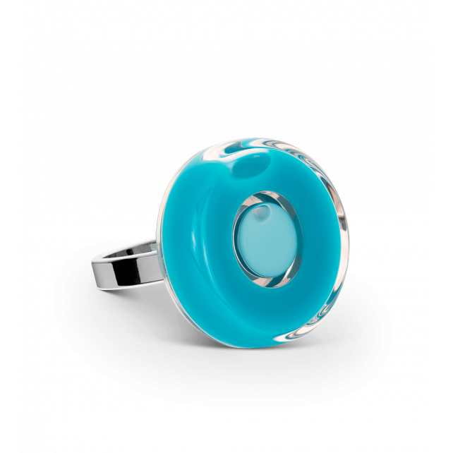 Bague en verre soufflé - Duo Mini