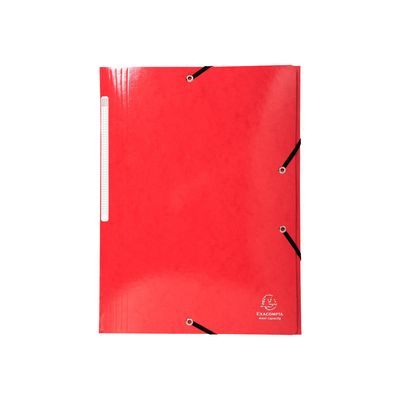 Exacompta Iderama - Chemise à 3 rabats - A4 - rouge