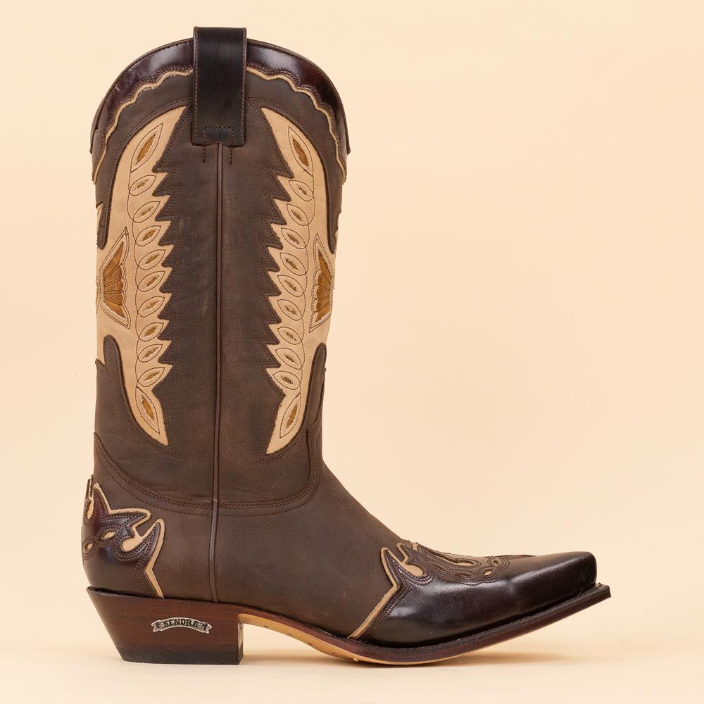 Sendra cowboyboots 2764 chocolate heren