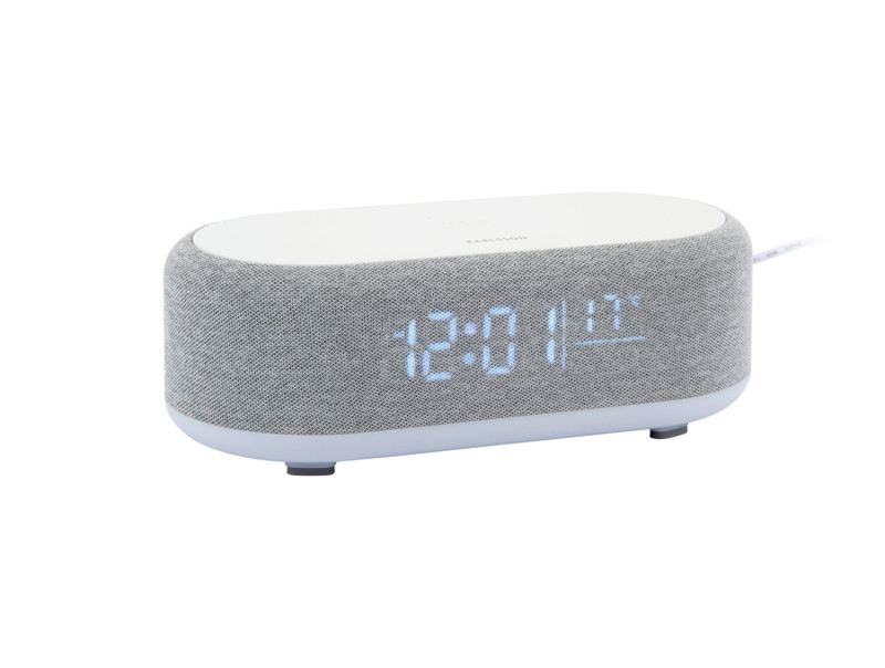 Alarm Clock Vogue w. Phone Charger And Blue Tooth KA6033BK Black