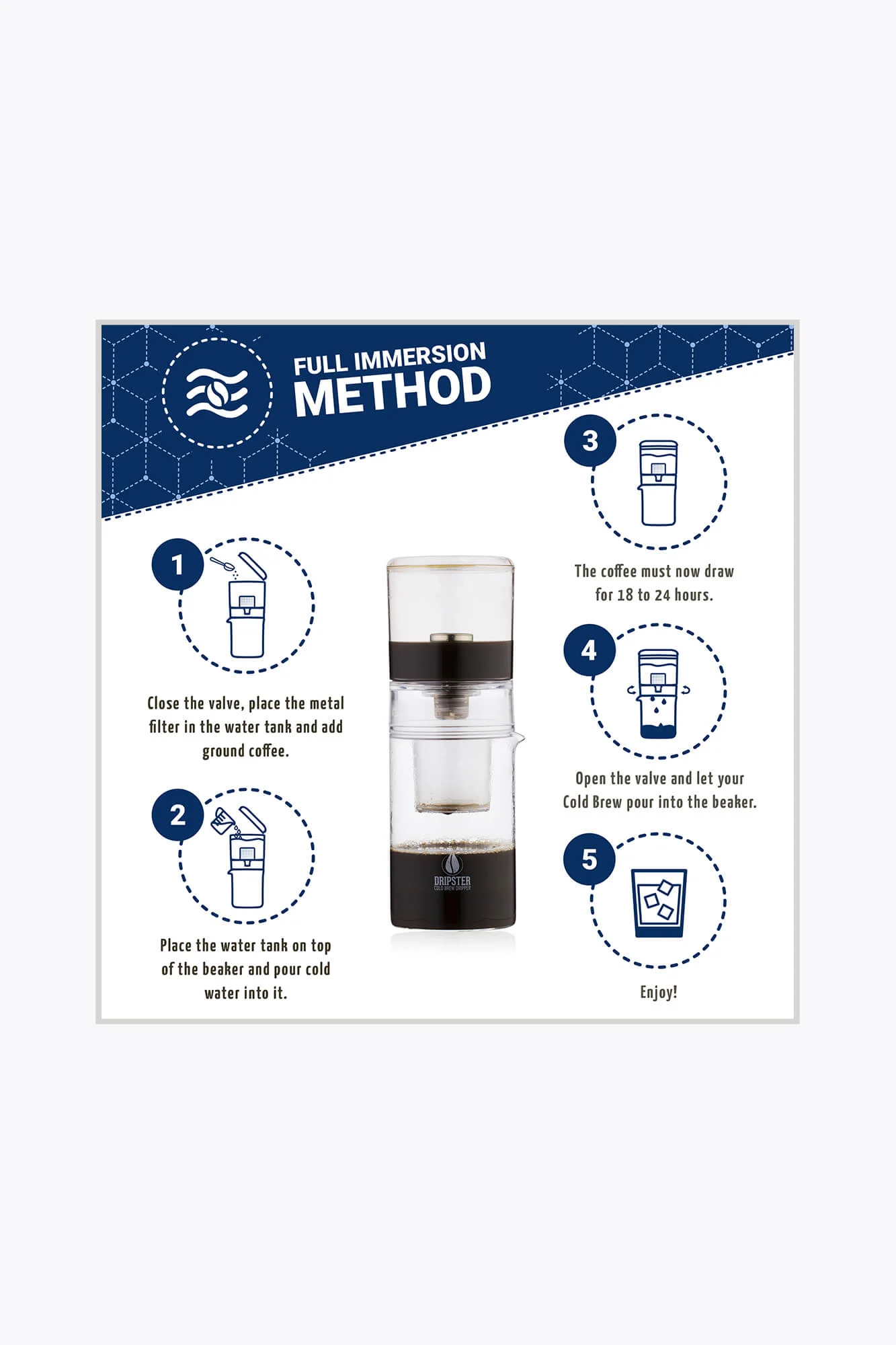Dripster 2-in-1 Cold Brew Coffee Dripper