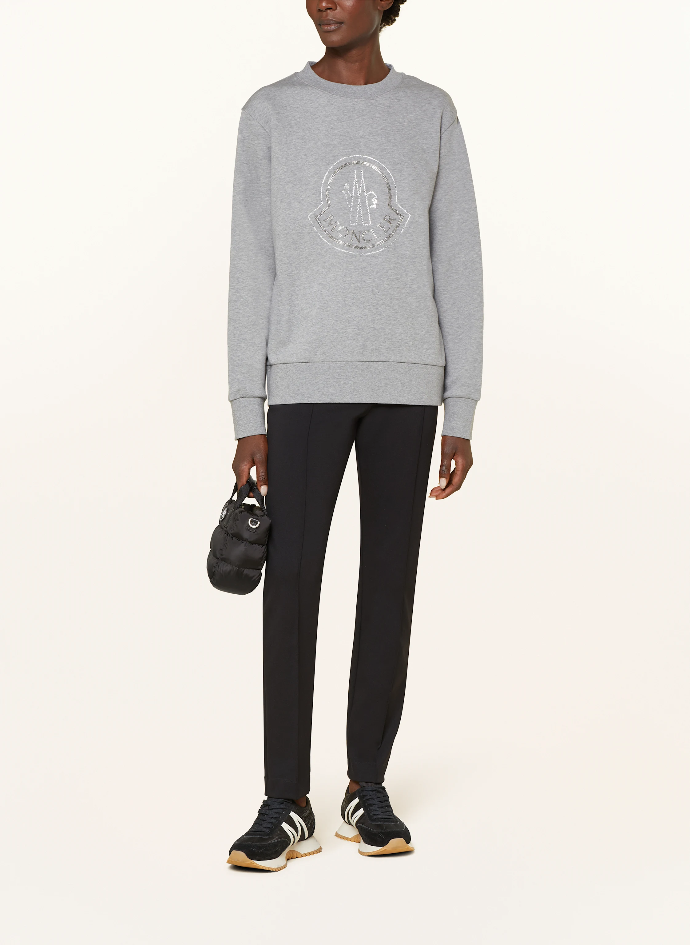 MONCLER Sweatshirt mit Schmucksteinen