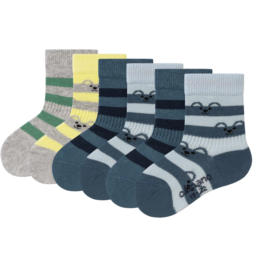 Camano Baby Socken 6er-Pack light blue